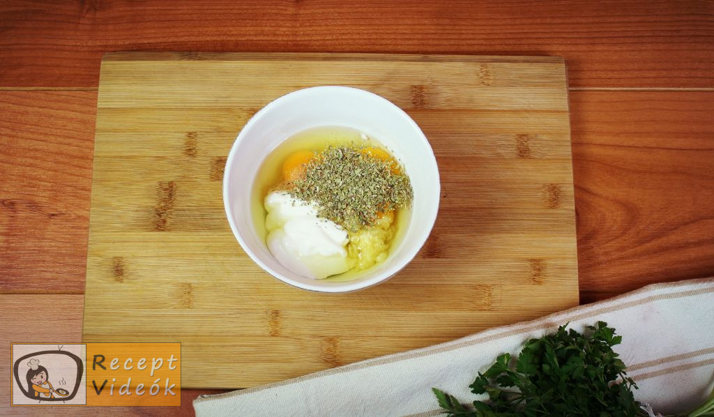 padlizsános csirketorta recept, padlizsános csirketorta elkészítése 3. lépés