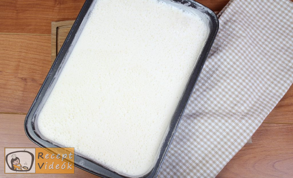 Tejes pite recept, tejes pite elkészítése 5. lépés