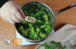 Brokkoli krémleves recept, brokkoli krémleves elkészítése 6. lépés