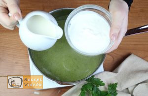 Brokkoli krémleves recept, brokkoli krémleves elkészítése 8. lépés