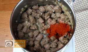 Gulyásleves recept, gulyásleves elkészítése 2. lépés