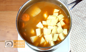 Gulyásleves recept, gulyásleves elkészítése 6. lépés