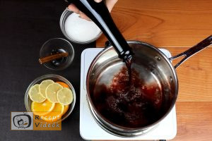 Forralt bor recept, forralt bor elkészítése 1. lépés