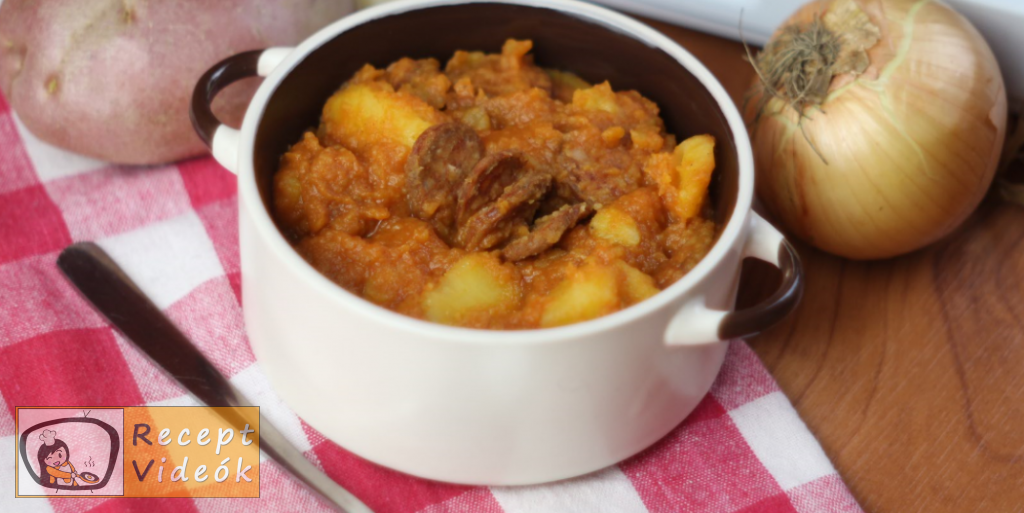 Paprikás krumpli recept, paprikás krumpli elkészítése - Recept Videók