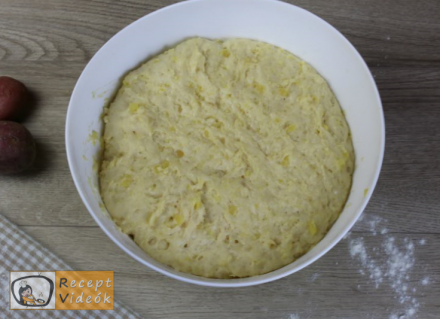 Burgonyafánk recept, burgonyafánk elkészítése 5. lépés