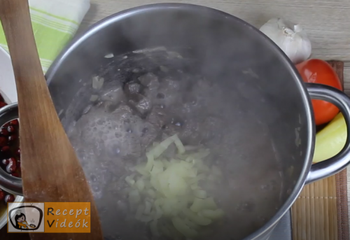 Babgulyás recept, babgulyás elkészítése 5. lépés