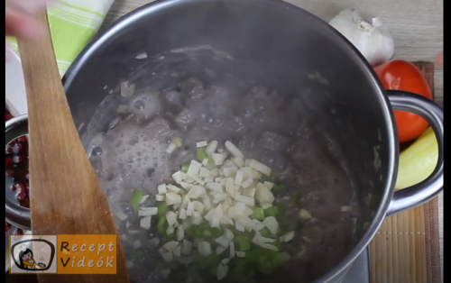 Babgulyás recept, babgulyás elkészítése 7. lépés