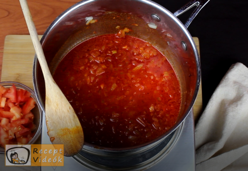 Tejfölös csirkepaprikás recept, tejfölös csirkepaprikás elkészítése 2. lépés