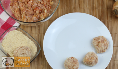 Fasírt recept, fasírt elkészítése 3. lépés