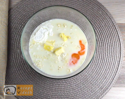 Gofri recept, gofri elkészítése 1. lépés