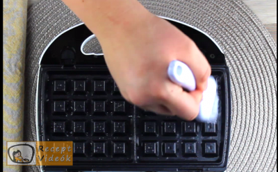 Gofri recept, gofri elkészítése 2. lépés