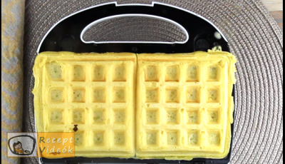 Gofri recept, gofri elkészítése 3. lépés