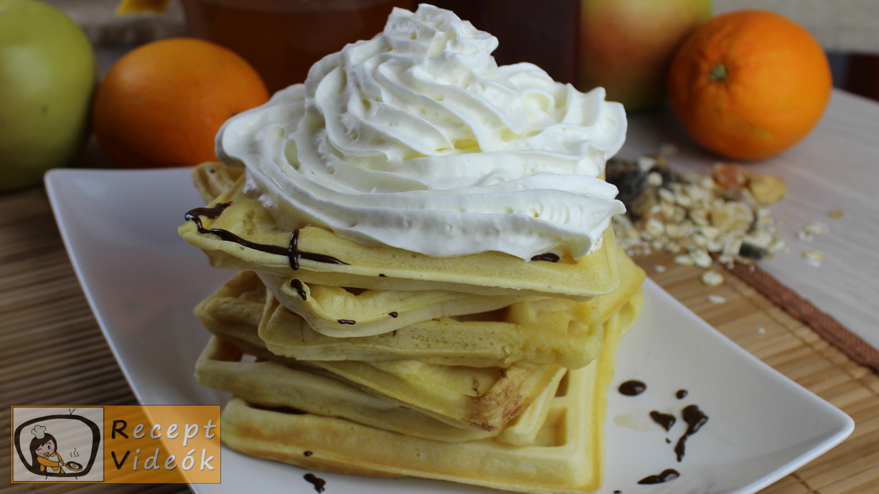 Gofri recept, gofri elkészítése - Recept Videók