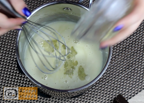 Kinder tejszelet recept, kinder tejszelet elkészítése 5. lépés