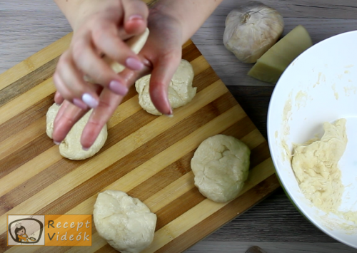 Lángos recept, lángos elkészítése 5. lépés