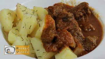 Marhapörkölt recept, marhapörkölt elkészítése - Recept Videók