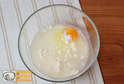 Nokedli recept, nokedli elkészítése 1. lépés