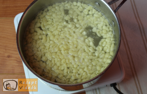 Nokedli recept, nokedli elkészítése 5. lépés