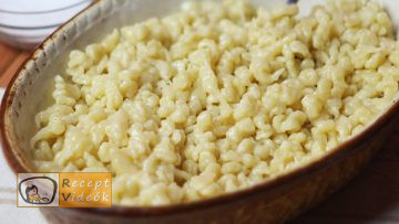 Nokedli recept, nokedli elkészítése - Recept Videók