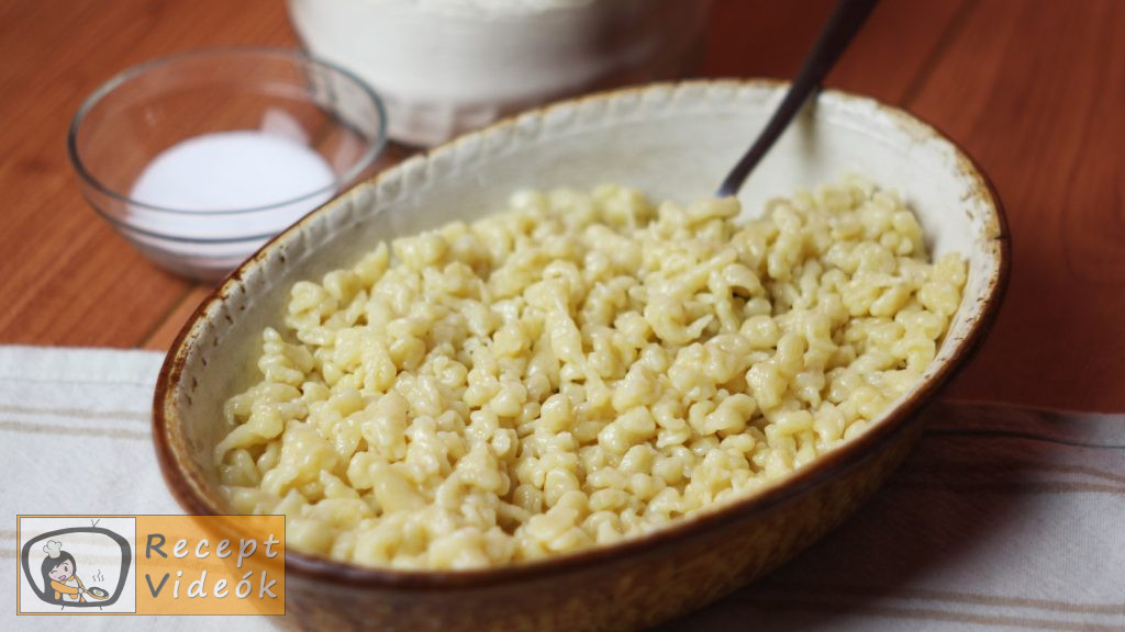 Nokedli recept, nokedli elkészítése - Recept Videók