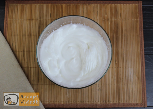 Lekváros piskótatekercs recept, lekváros piskótatekercs elkészítése 1. lépés