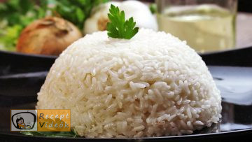 Rizs recept, rizs elkészítése - Recept Videók