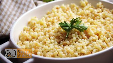 tarhonya recept, tarhonya elkészítése - Recept Videók