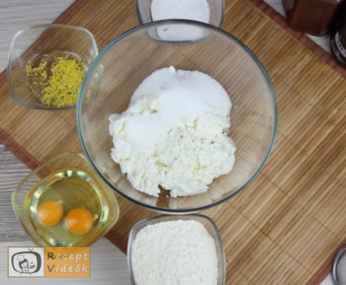 Túrófánk recept, túrófánk elkészítése 1. lépés