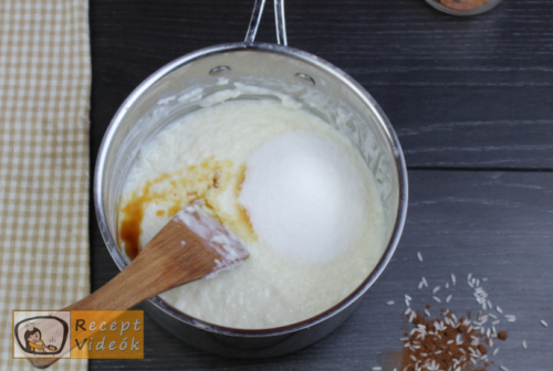Tejberizs recept, tejberizs elkészítése 3. lépés