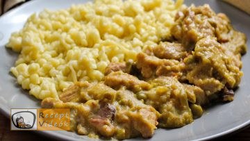 Zöldborsós tokány recept, zöldborsós tokány elkészítése - Recept Videók