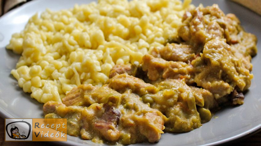 Zöldborsós tokány