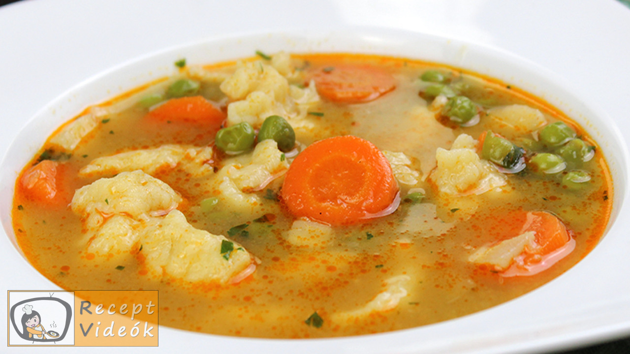 Zöldborsóleves csipetkével recept elkészítése - Recept Videók Zöldborsóleves csipetkével recept elkészítése - Recept Videók