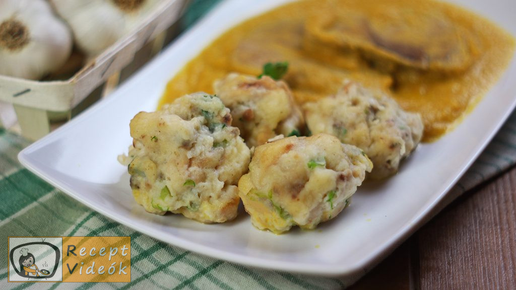 Zsemlegombóc recept, zsemlegombóc elkészítése - Recept Videók