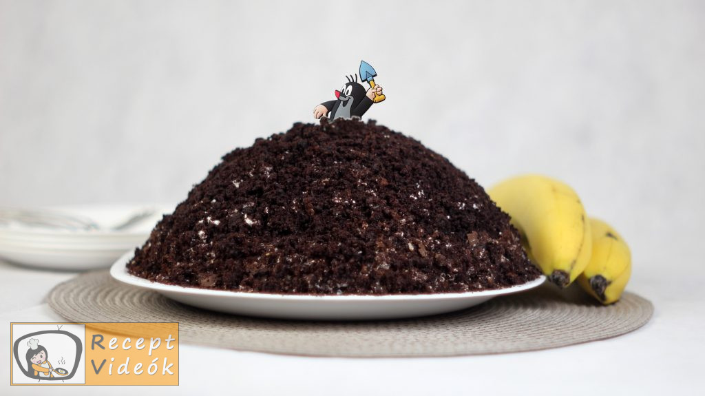 Vakondtúrás torta recept, vakondtúrás torta elkészítése - Recept Videók