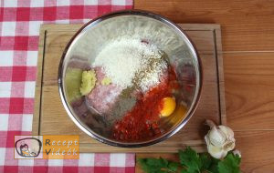 Paradicsomos húsgombóc recept, paradicsomos húsgombóc elkészítése 1. lépés