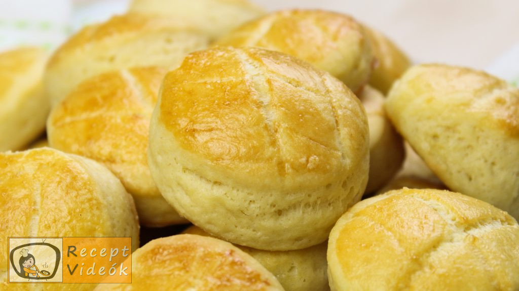 Vajas pogácsa recept, vajas pogácsa elkészítése - Recept Videók
