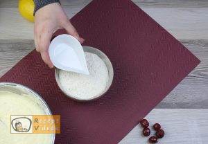 kevert meggyes süti recept, kevert meggyes süti elkészítése 4. lépés