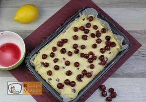 kevert meggyes süti recept, kevert meggyes süti elkészítése 7. lépés
