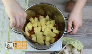 Frankfurti leves recept elkészítése 3. lépés