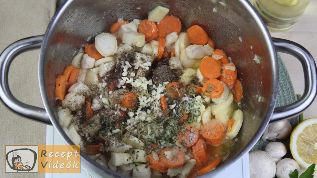 Tárkonyos raguleves recept, tárkonyos raguleves elkészítése 3. lépés