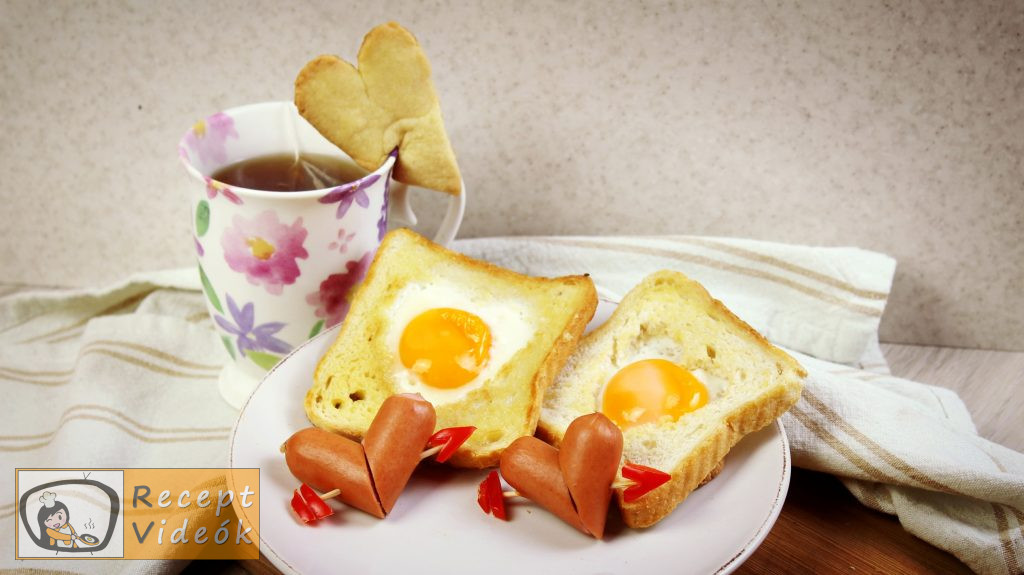 Valentin napi kreatív étel - Valentin napi reggeli elkészítése - Recept Videók