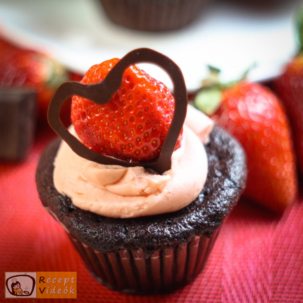 Valentin napi süti recept - Szerelem Muffin elkészítése - Recept Videók