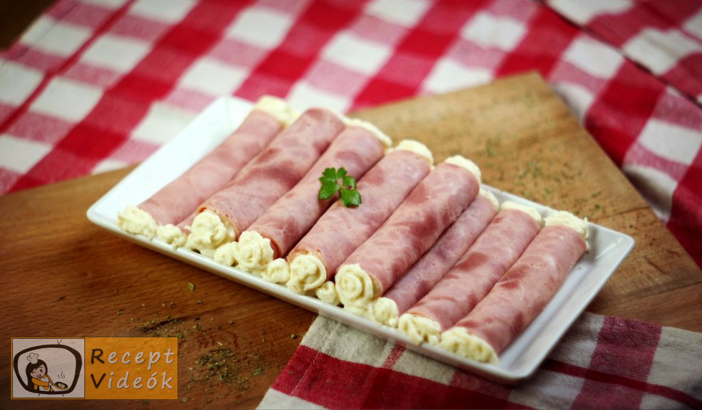 Sonkatekercs recept, sonkatekercs elkészítése - Recept Videók