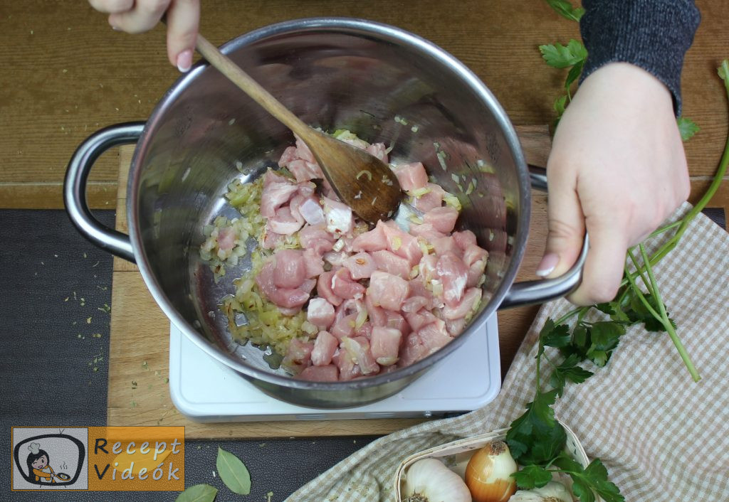 Palócleves recept, palócleves elkészítése 2. lépés