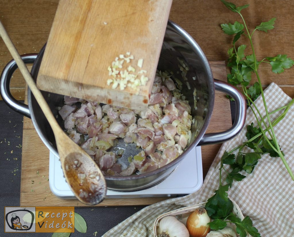 Palócleves recept, palócleves elkészítése 6. lépés