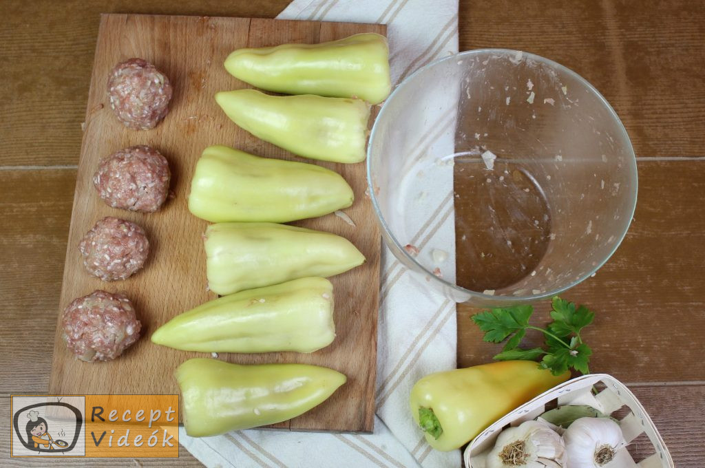 Hagyományos töltött paprika recept, hagyományos töltött paprika elkészítése 3. lépés