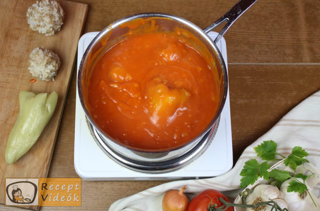 Hagyományos töltött paprika recept, hagyományos töltött paprika elkészítése 10. lépés