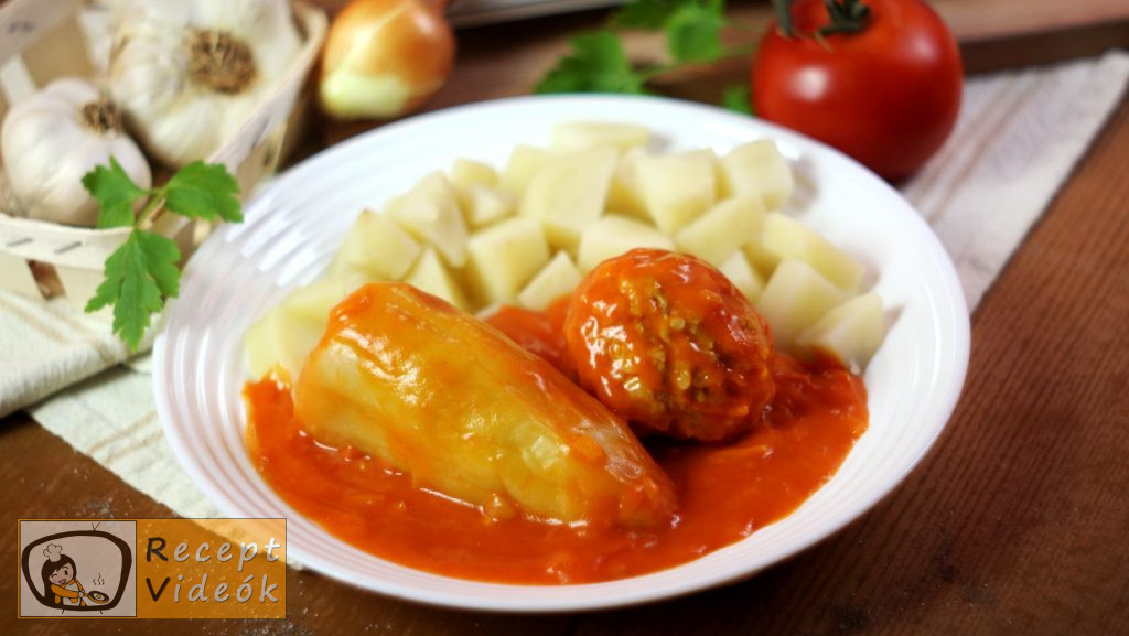 Hagyományos töltött paprika recept, hagyományos töltött paprika elkészítése - Recept Videók