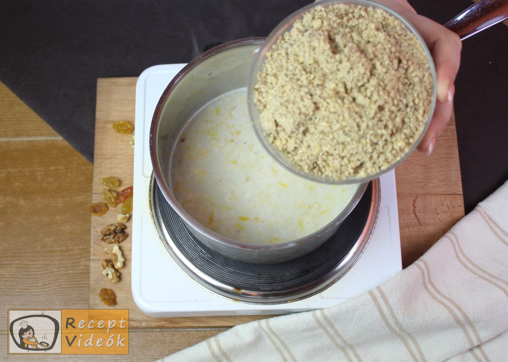 Házi gundel palacsinta recept, házi gundel palacsinta elkészítése 3. lépés