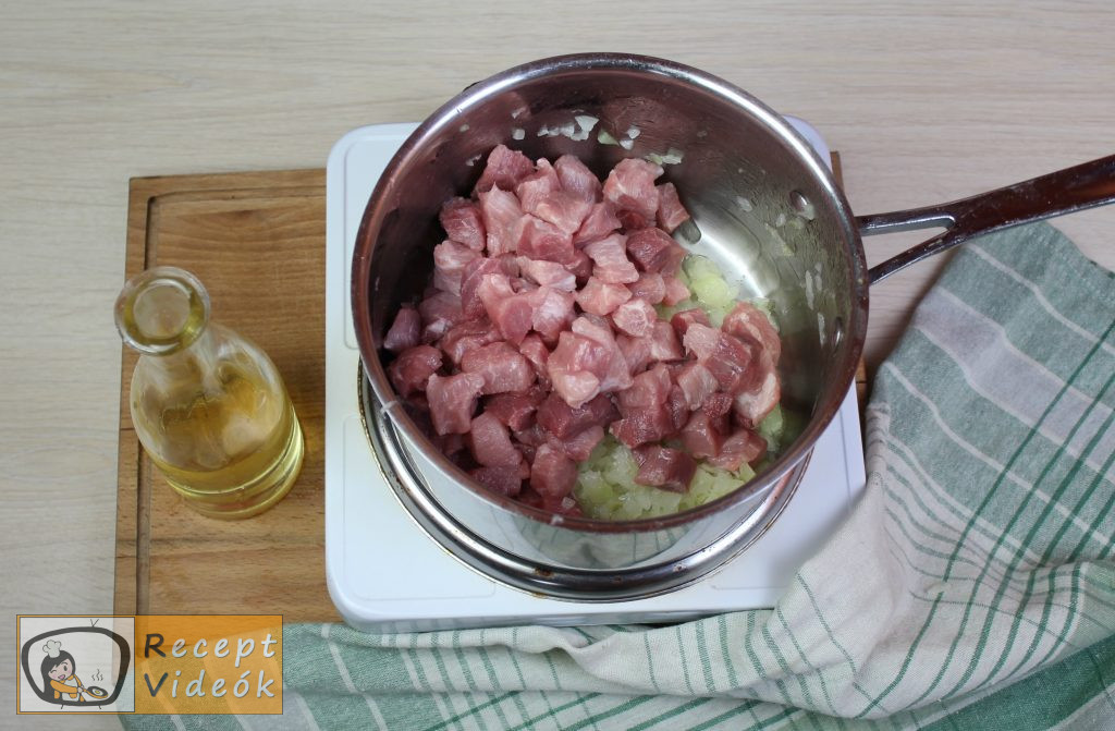 Bácskai rizseshús recept, bácskai rizseshús elkészítése 2. lépés
